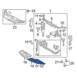 Toyota OE - Front Left Radiator Support Splash Shield