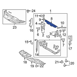 Toyota OE - Front Upper Radiator Support Tie Bar