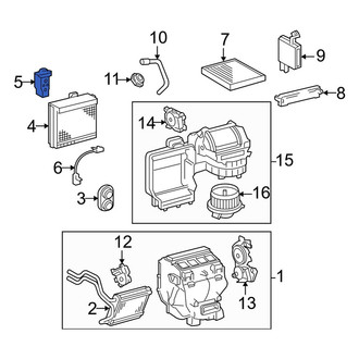 Toyota OE - Front A/C Expansion Valve