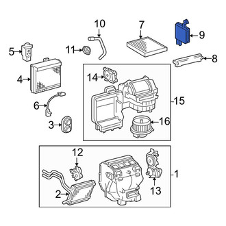 Toyota OE - HVAC Control Module