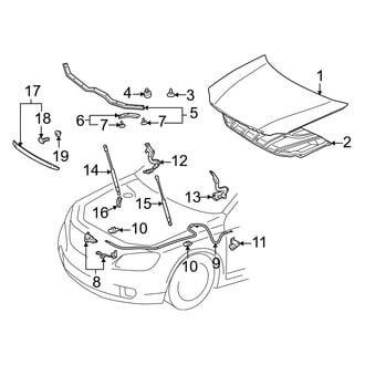 Toyota OE - Hood & Components