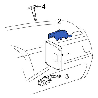 Toyota OE - Upper Engine Control Module (ECM) Bracket