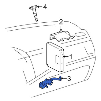 Toyota OE - Lower Engine Control Module (ECM) Bracket