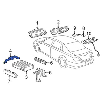 Toyota OE - Front GPS Navigation Control Module Bracket