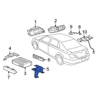 Toyota OE - Rear GPS Navigation Control Module Bracket