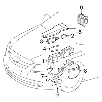 Toyota OE - Electrical Components (Engine Compartment)
