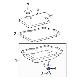Toyota OE - Automatic Transmission Drain Plug Gasket