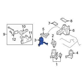 Toyota OE - Right Engine Mount
