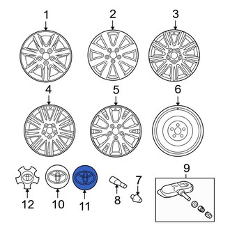 Toyota OE - Wheel Cap