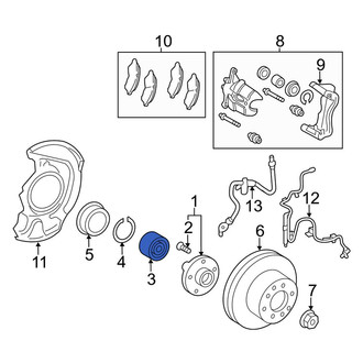 Toyota OE - Front Wheel Bearing