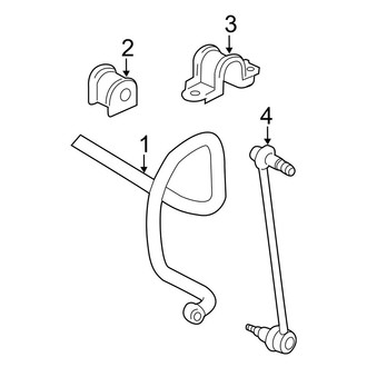 Toyota OE - Front Suspension - Stabilizer Bar & Components