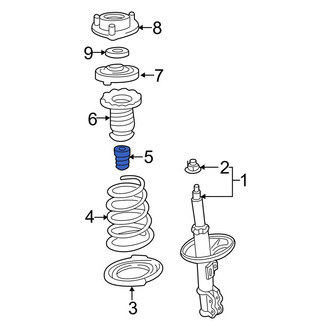 Toyota OE - Front Suspension Strut Bumper