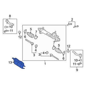 Toyota OE - Steering Gear Dust Shield