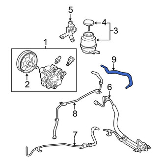 Toyota OE - Power Steering Reservoir Hose