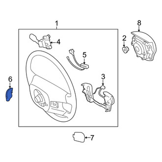 Toyota OE - Right Steering Wheel Plug