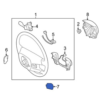 Toyota OE - Left Steering Wheel Plug