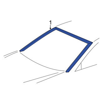 Toyota OE - Front Windshield Molding