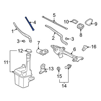Toyota OE - Left Wiper Blade