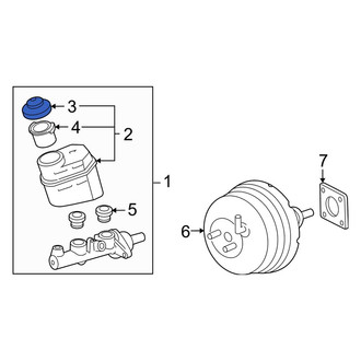 Toyota OE - Brake Master Cylinder Reservoir Cap