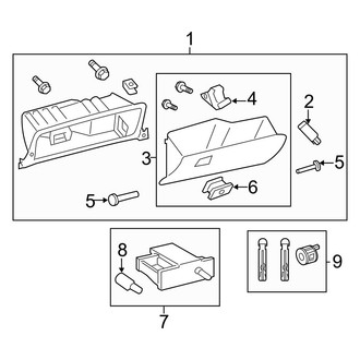 Toyota OE - Instrument Panel - Glove Box