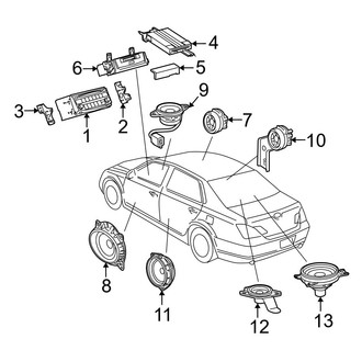 Toyota OE - Instrument Panel - Sound System