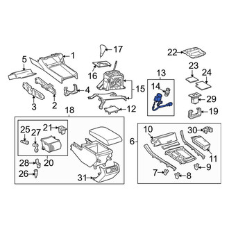 Toyota OE - Front Cigar Lighter Assembly