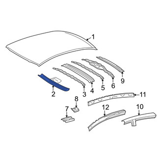 Toyota OE - Front Roof Header Panel