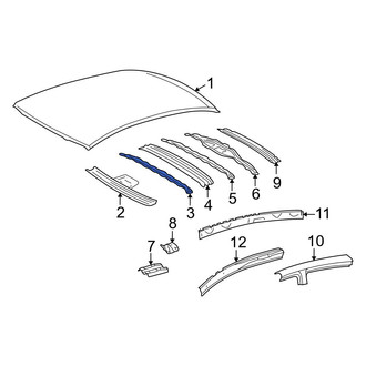 Toyota OE - Front Roof Panel Reinforcement