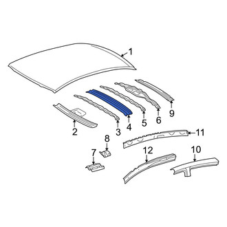 Toyota OE - Center Front Roof Panel Reinforcement