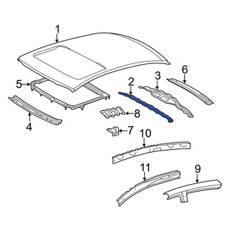 Toyota OE - Front Roof Panel Reinforcement