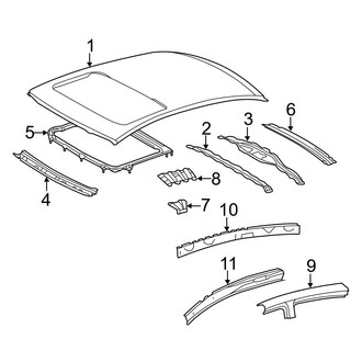 Toyota OE - Roof & Components (With Sunroof)