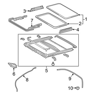 Toyota OE - Roof - Sunroof (With Sunroof)