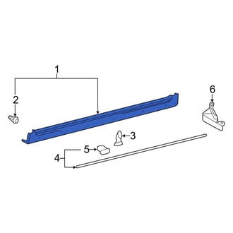 Toyota OE - Left Rocker Panel Guard