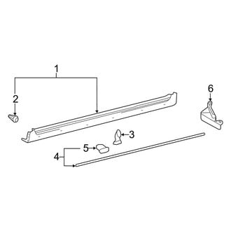 Toyota OE - Pillars, Rocker & Floor - Exterior Trim