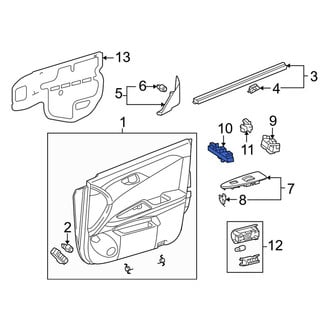 Toyota OE - Front Left Door Window Switch