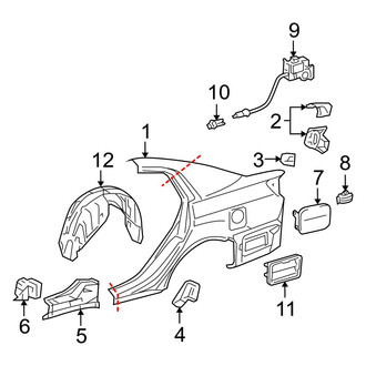 Toyota OE - Quarter Panel & Components