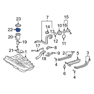 Toyota OE - Fuel Pump Housing