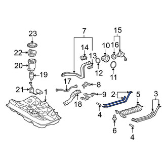 Toyota OE - Right Fuel Tank Strap