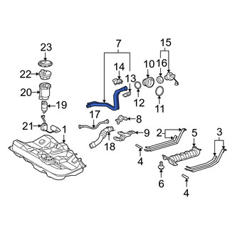 Toyota OE - Lower Fuel Tank Filler Neck