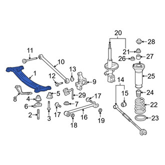 Toyota OE - Rear Suspension Subframe Crossmember