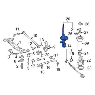 Toyota OE - Rear Right Suspension Strut