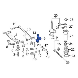 Toyota OE - Rear Right Suspension Knuckle