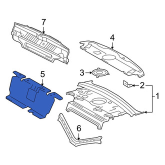 Toyota OE - Partition Panel
