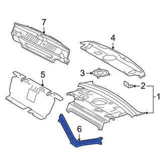 Toyota OE - Rear Partition Panel
