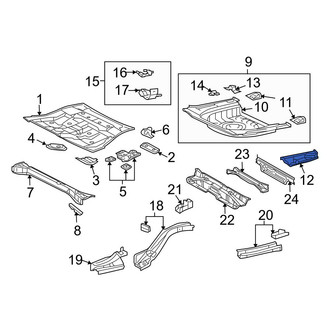 Toyota OE - Rear Left Floor Extension