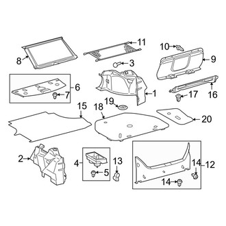 Toyota OE - Rear Body & Floor - Interior Trim