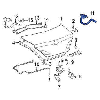 Toyota OE - Rear Right Deck Lid Hinge