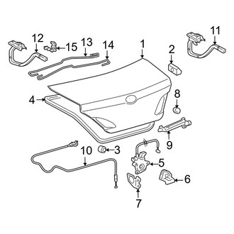 Toyota OE - Trunk Lid - Lid & Components