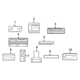 Toyota OE - Information Labels - Labels
