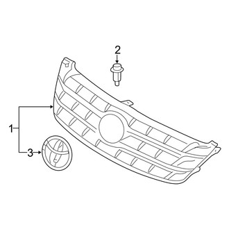 Toyota OE - Front Bumper - Grille